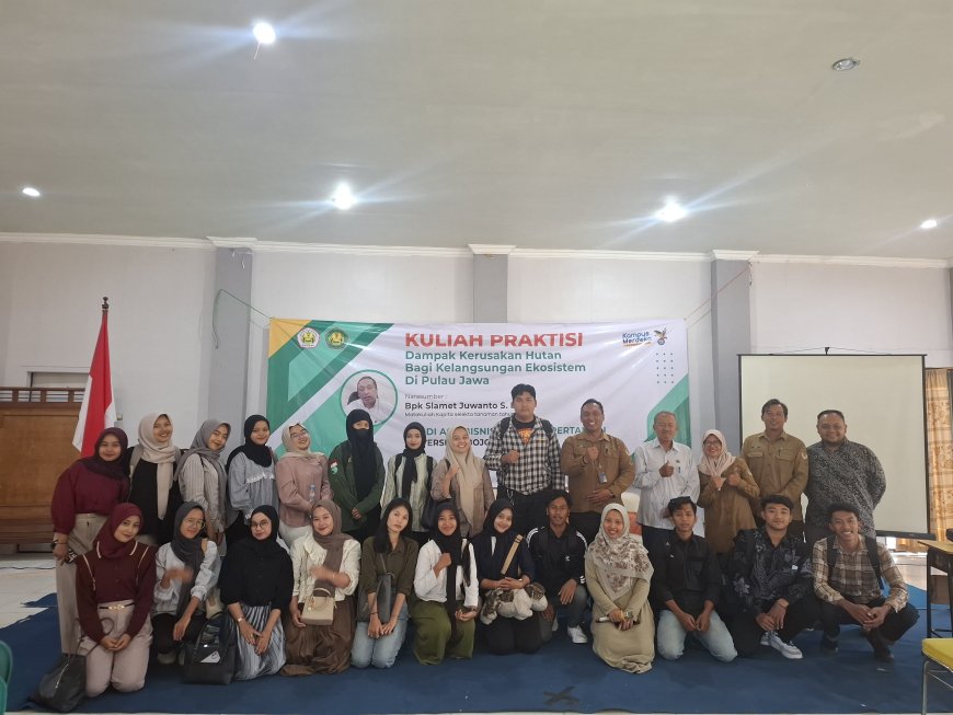 Kuliah Praktisi Unigoro Soroti Pentingnya Kelestarian Hutan bagi Ekosistem