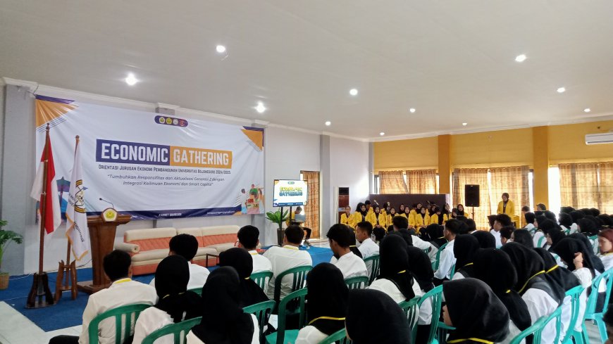 Semangat Baru! Ospek Ekonomi Pembangunan Perdana Siapkan Ekonom Muda Berkualitas