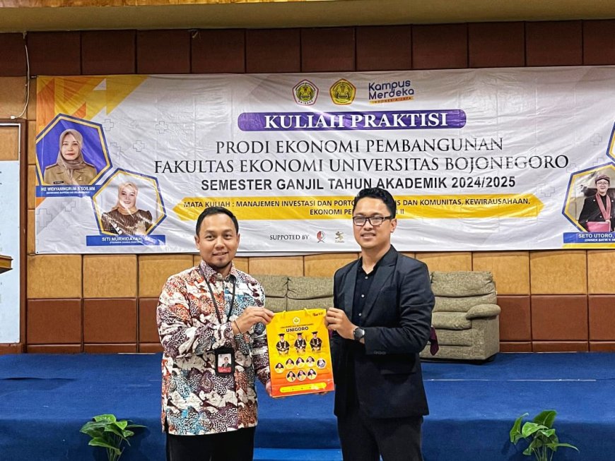 Kuliah Praktisi Ekonomi Pembangunan Unigoro: Membuka Wawasan Mahasiswa tentang Pasar Modal