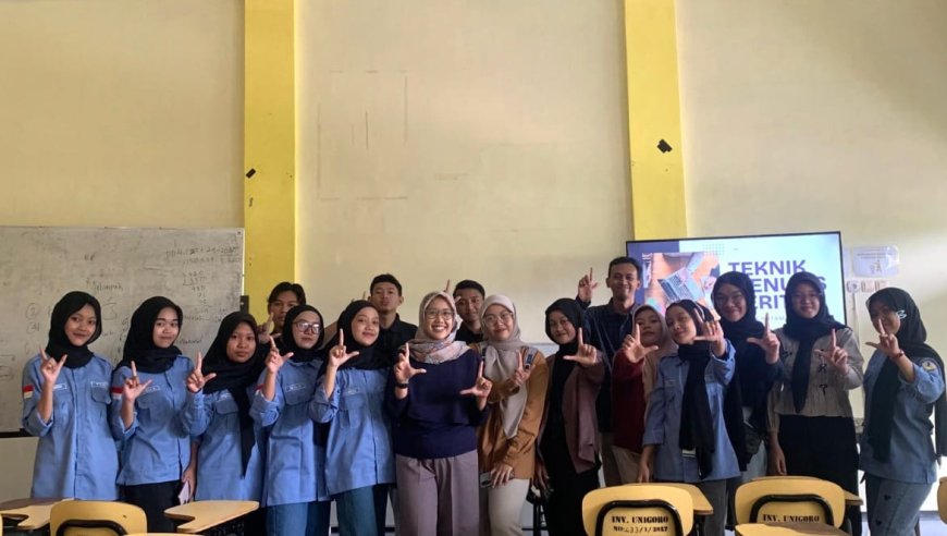 Divisi Jurnalistik UKM P2J Unigoro Gelar Meet Up, Bahas Teknik Menulis Berita