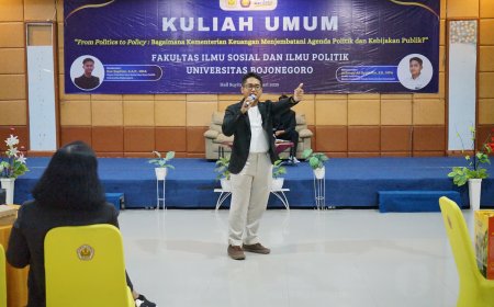 Menelaah Kebijakan Kemenkeu: Perspektif Politik dan Strategi Kebijakan Publik dalam Kuliah Umum FISIP Unigoro