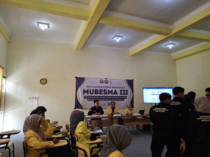 MUBESMA III BEM KM FISIP UNIGORO: Evaluasi dan Penentu Arah Kepengurusan Baru