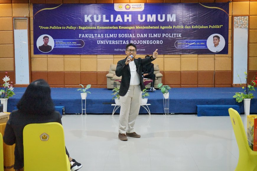 Menelaah Kebijakan Kemenkeu: Perspektif Politik dan Strategi Kebijakan Publik dalam Kuliah Umum FISIP Unigoro