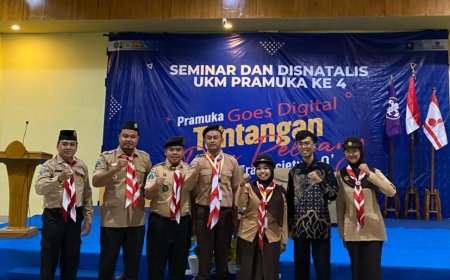 Seminar UKM Pramuka Unigoro Adaptasi Nilai Kepramukaan di Era Society 5.0