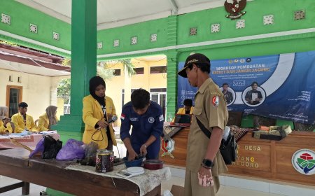 Workshop Inovatif Pengelolaan Limbah di Desa Soko oleh P2J Universitas Bojonegoro