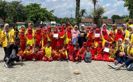 Kelompok Empat UKM P2J Menciptakan Keceriaan dalam Fun Game di SD Negeri Pandantoyo