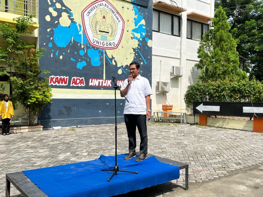 UKM P2J Unigoro Sukses Gelar Pemberangkatan Pengabdian Masyarakat dengan Tema UMKM Mandiri dan Lingkungan Terjaga