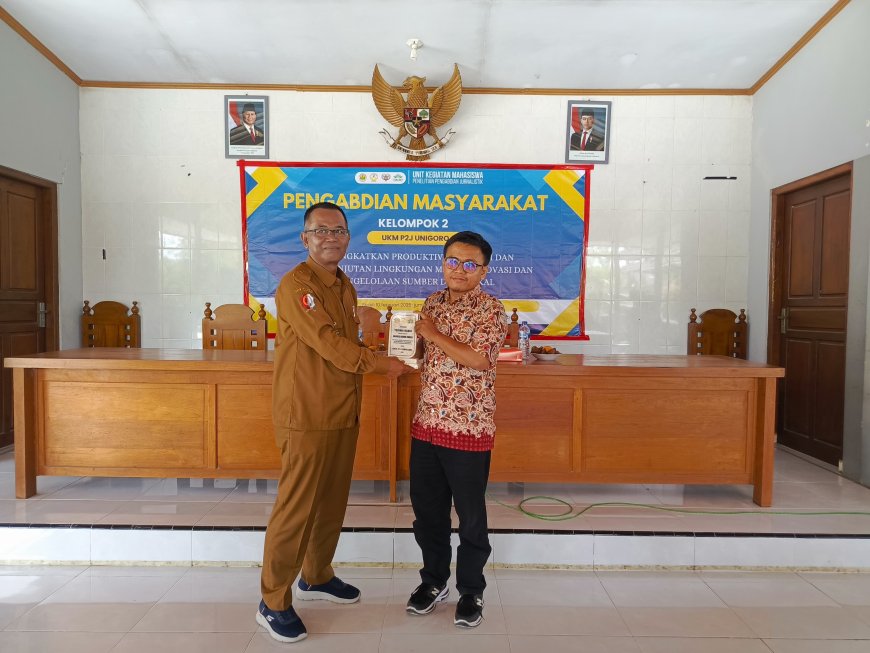 Kelompok 2 Pengmas UKM P2J Unigoro Gelar Pembukaan Pengabdian Masyarakat di Desa Kedungsumber
