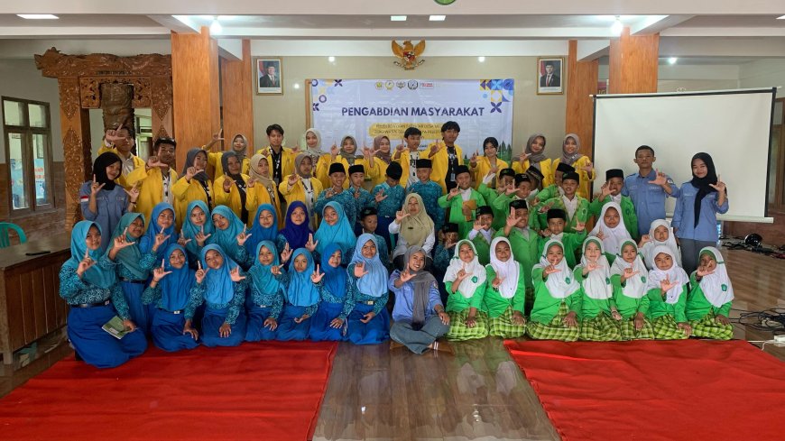 UKM P2J Unigoro Ajak Siswa SD dan MI Kedungsari Kreatif Mengelola Limbah Anorganik Menjadi Ecobrick untuk Lingkungan