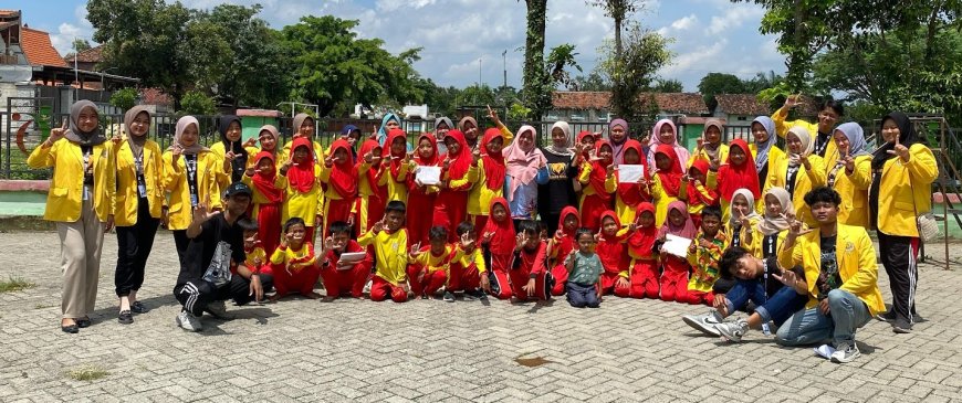Kelompok Empat UKM P2J Menciptakan Keceriaan dalam Fun Game di SD Negeri Pandantoyo