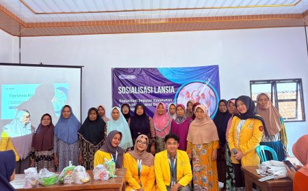 Mahasiswa KKN Unigoro Gelar Sosialisasi Kesehatan Lansia dan Apotek Hidup di Desa Kawengan