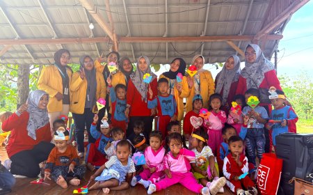 Warna-Warni Hari Pertama Sekolah, KKN Unigoro Hadir Meriahkan MPLS Pos PAUD Melati