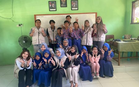 Mahasiswa KKN-TK Unigoro Ajak Siswa SD Kenali Geopark dan Geosite Kedung Lantung Lewat Program Mengajar