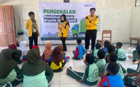 Sosialisasi Pemilahan Sampah, Mahasiswa KKNTK 12 Unigoro Tanamkan Kepedulian Lingkungan Sejak Dini di SDN Kawengan