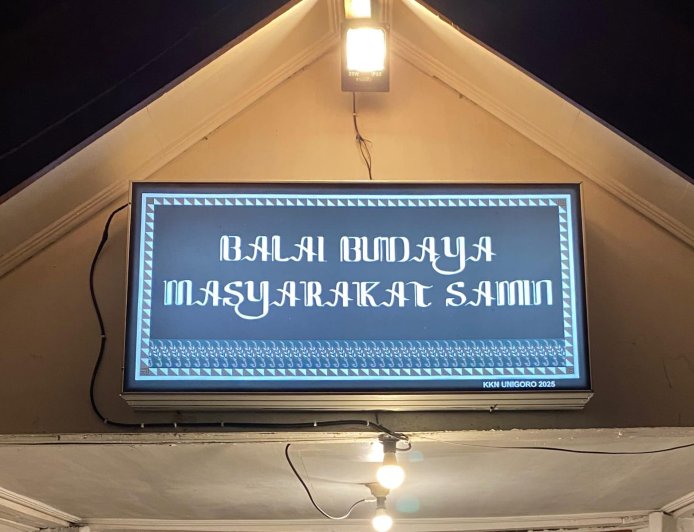 Revitalisasi Balai Budaya Samin, KKNTK 16 Margomulyo Hidupkan Kembali Jejak Tradisi