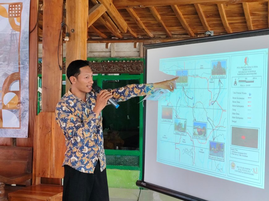 Kelompok 11 KKN-TK Unigoro Gelar FGD Pemetaan Wisata, Wonocolo Siapkan Diri Jadi Desa Wisata Berbasis Potensi Lokal