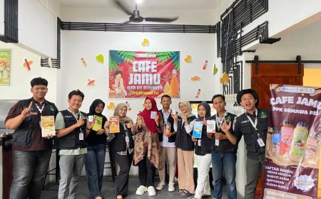 Racikan Tradisional, Nuansa Modern: Cafe Jamu PPK Ormawa P2J Curi Perhatian Mahasiswa
