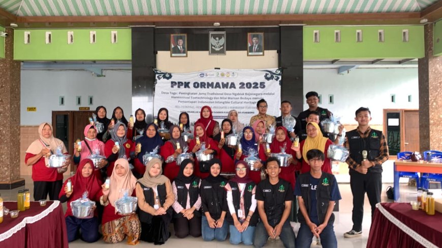 Penutupan Program Kerja PPK Ormawa UKM P2J Unigoro Meriah dengan Pameran Jamu Tradisional