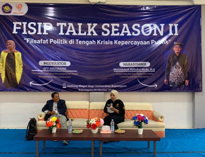 FAKULTAS ILMU SOSIAL DAN ILMU POLITIK GELAR FISIP TALK SEASON II Menggali Filsafat Politik di Tengah Krisis Kepercayaan Publik