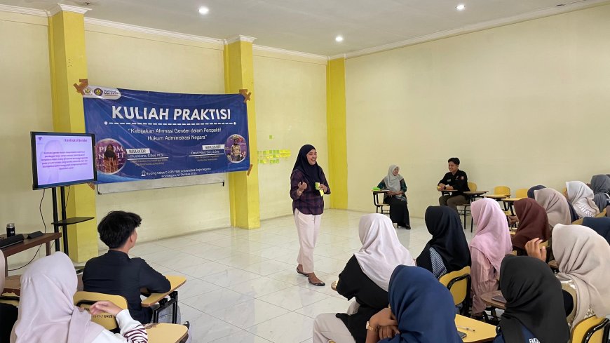 Prodi Administrasi Publik FISIP Unigoro Gelar Kuliah Praktisi: Membahas Tema Kebijakan Afirmasi Gender dalam Perspektif Hukum Administrasi Negara