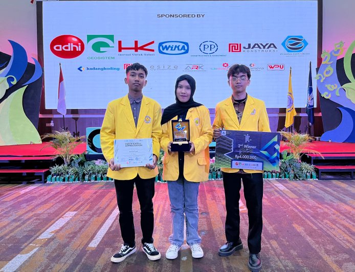 Angkat Konsep Smart Office Berkelanjutan, Tim Unigoro Raih Juara II Tingkat Nasional di UNS