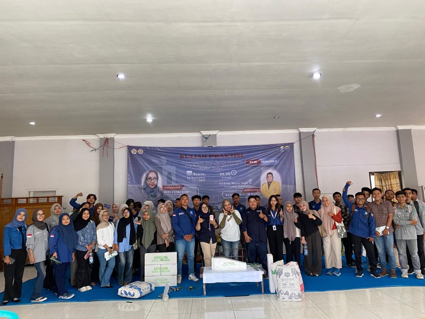 Cegah Emisi Karbon, Prodi Teknik Sipil UNIGORO Kenalkan Inovasi Material Green Concrete