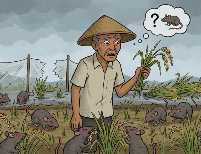 Hama Tikus Menggila, Petani Desa Jampet Terancam Gagal Panen Lagi