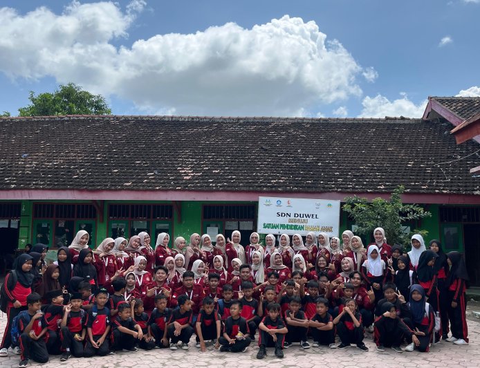 Wujudkan Generasi Sehat, UKM Kependudukan Unigoro Edukasi PHBS di SDN 1 Duwel