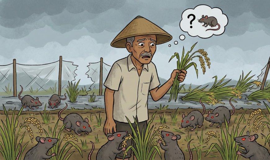 Hama Tikus Menggila, Petani Desa Jampet Terancam Gagal Panen Lagi