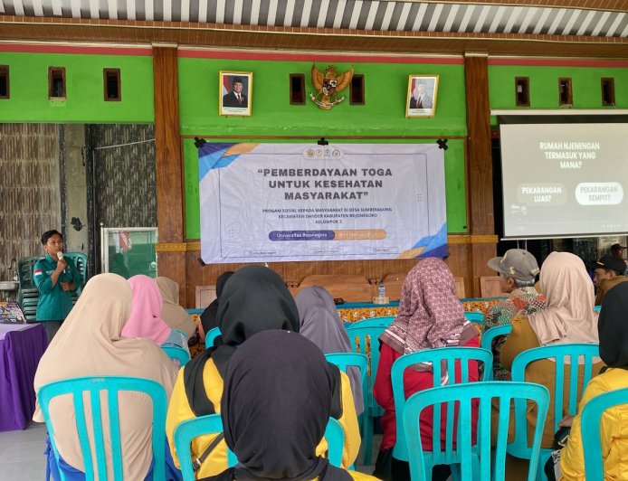 Sulap Pekarangan Jadi Apotek Hidup, Warga Sumberagung Ikuti Sosialisasi TOGA