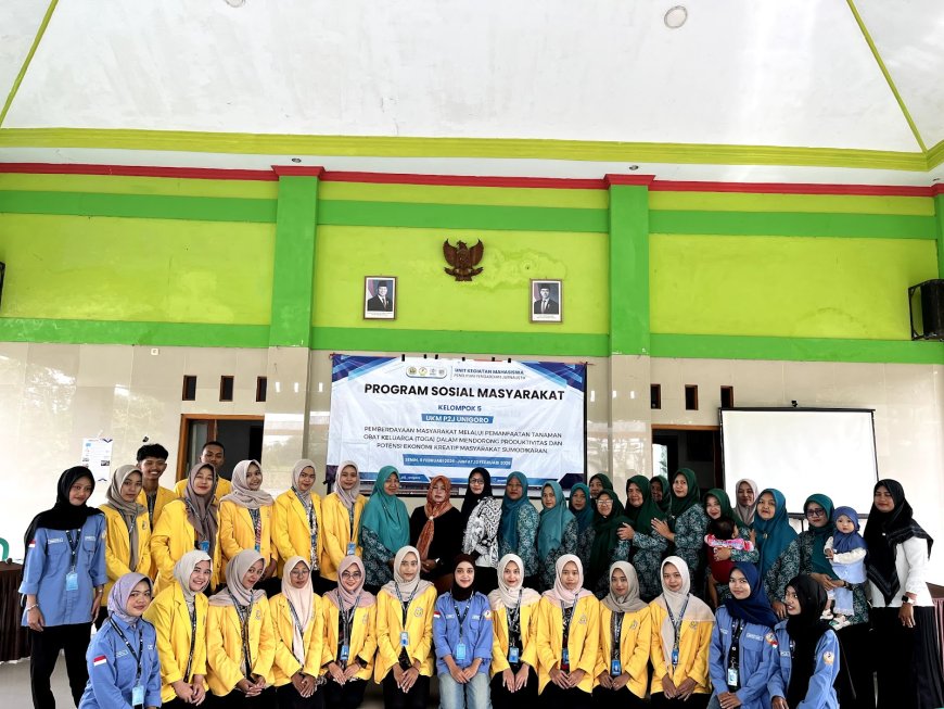 UKM P2J Unigoro Hidupkan Kembali Budidaya TOGA, Bersama PKK dan Perangkat Desa Sumodikaran