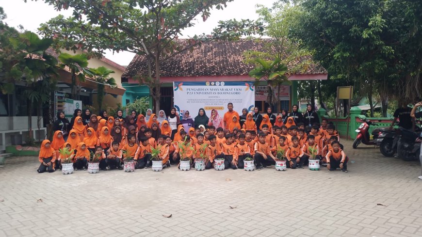 Ajak Siswa Menanam, Kelompok 6 PESMA P2J Unigoro Edukasi TOGA di SDN Ngunut 1