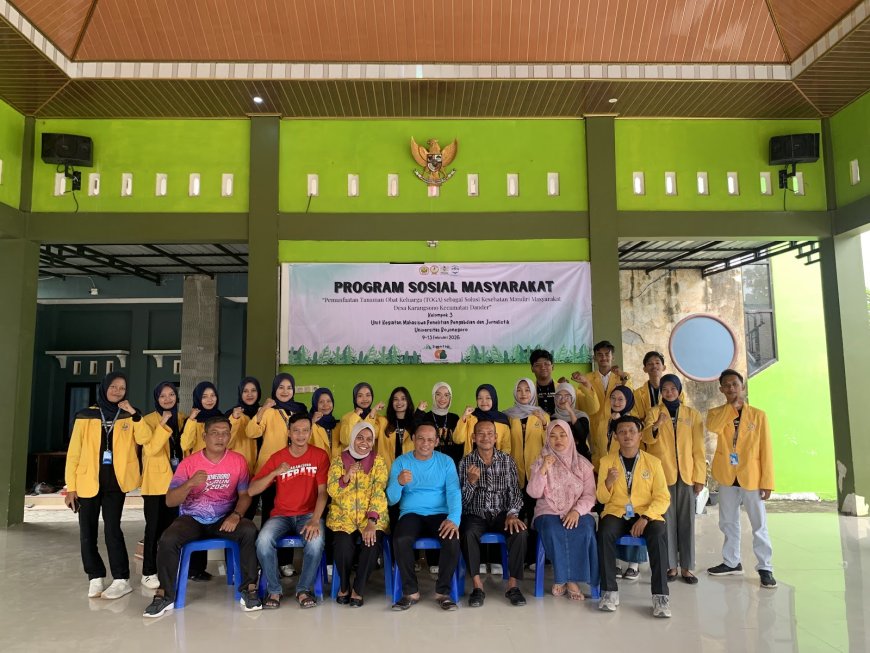 Resmi Ditutup, PESMA Kelompok Tiga UKM P2J Unigoro Tinggalkan Kesan Positif di Desa Karangsono, Kecamatan Dander