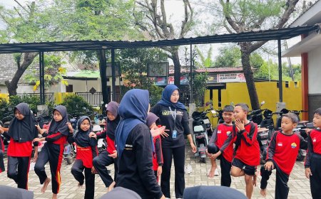 Riuh Ceria di Halaman Sekolah: Menjemput Sehat di SDN Karangsono Kec.Dander