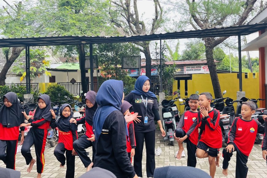 Riuh Ceria di Halaman Sekolah: Menjemput Sehat di SDN Karangsono Kec.Dander