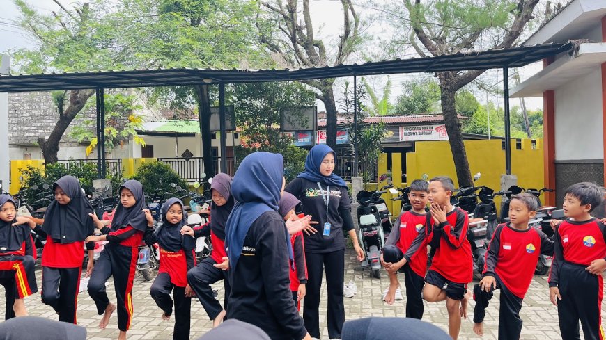 Riuh Ceria di Halaman Sekolah: Menjemput Sehat di SDN Karangsono Kec.Dander