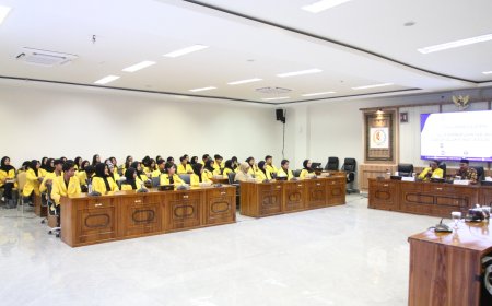 Sinergi Akademik dan Legislatif, 50 Mahasiswa FISIP Unigoro Sambangi BAPEMPERDA DPRD Bojonegoro