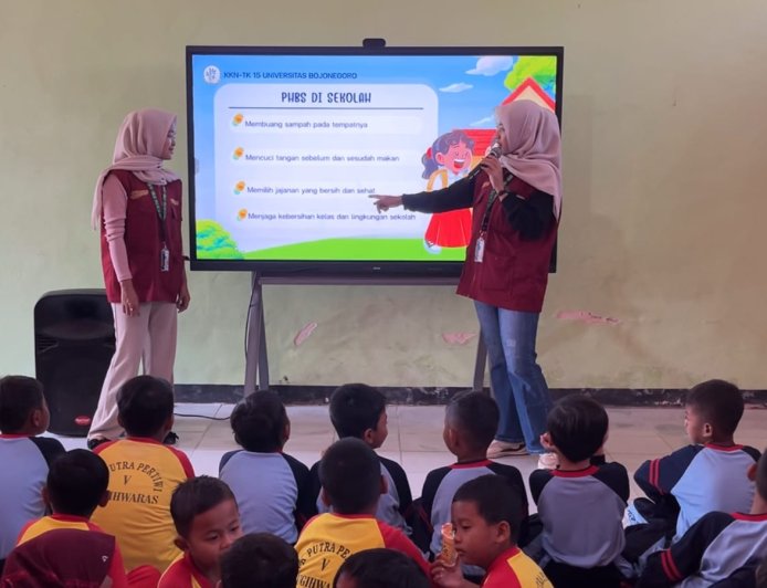 Menabung Kebaikan dari Hal Kecil: Mahasiswa KKNTK 15 UNIGORO Tanamkan Budaya PHBS di SDN 1 Sugihwaras Ngraho