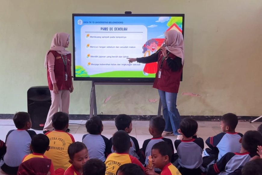 Menabung Kebaikan dari Hal Kecil: Mahasiswa KKNTK 15 UNIGORO Tanamkan Budaya PHBS di SDN 1 Sugihwaras Ngraho