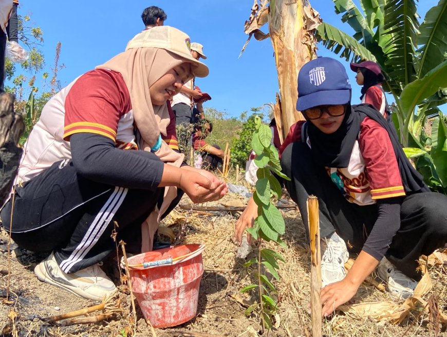 Rangkaian Program Agroforestry KKN-TK Unigoro: Dari Sosialisasi, Pemetaan Batas, Hingga Aksi Tanam Pohon di Desa Kedungsari
