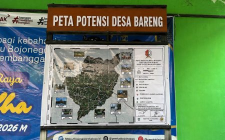 Dorong Pembangunan Berbasis Data, KKNTK 14 UNIGORO Luncurkan Peta Potensi Desa Bareng